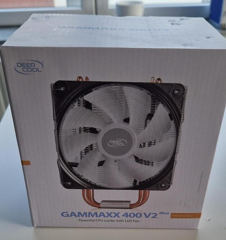 Ventirad CPU - DeepCool GAMMAXX 400 V2 (bleu), Informatique & Logiciels, Refroidisseurs d'ordinateur, Neuf, Refroidisseur ordinateur à air