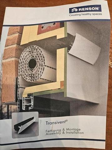 Ventilatierooster Renson transivent 700 beschikbaar voor biedingen
