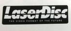 LASERDISC logo Retro Vinyl Sticker, Verzamelen, Film en Tv, Verzenden, Nieuw