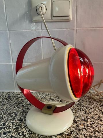 Space age design infraroodlamp Philips infraphil 7529 warmte