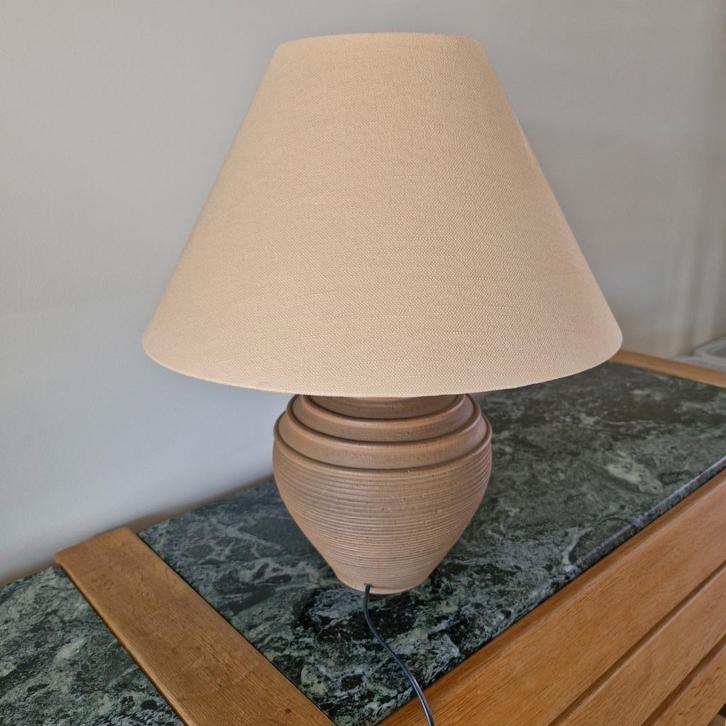 Vintage tafellamp eighties, Huis en Inrichting, Lampen | Tafellampen, Gebruikt, 50 tot 75 cm, Overige materialen, Ophalen