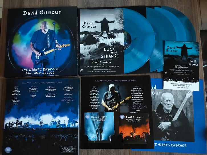 BOXSET - DAVID GILMOUR - THE NIGHT'S EMBRACE - 4 lp + 2 CD, Cd's en Dvd's, Vinyl | Rock, Ophalen of Verzenden