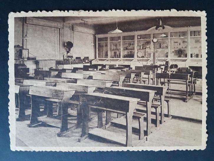 Postkaart Turnhout St. Victor Zaal voor wetenschappen, Verzamelen, Postkaarten | België, Gelopen, Antwerpen, 1940 tot 1960, Ophalen of Verzenden