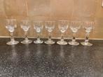 7 verres à liqueur, modèle Olivier Tut, Antiquités & Art, Enlèvement ou Envoi