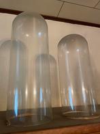 2 glazen globes -stolpen, Gebruikt, Ophalen