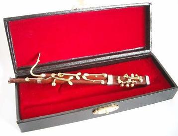 Miniatuur Fagot met koffer, 15 cm, Enlèvement ou Envoi, Neuf, Autres instruments