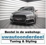 Audi A3 8V S Line Facelift Sportback Spoiler Lip Splitter, Auto-onderdelen, Overige Auto-onderdelen, Ophalen of Verzenden, Nieuw