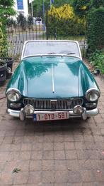 OLD TIMER 1965 MG MIDGET CABRIO, Auto's, Voorwielaandrijving, Zwart, Cabriolet, Leder