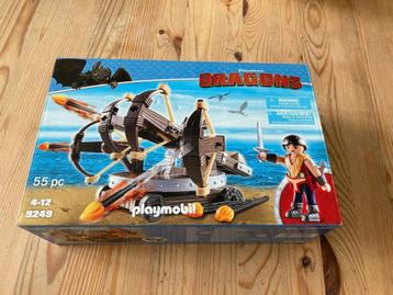 PLAYMOBIL - DRAGONS - Catapulte, Enlèvement, Comme neuf, Ensemble complet