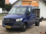 Mercedes-Benz Sprinter 511 2.2 CDI EURO 6 Dubbel Cabine Chas, Auto's, Bestelwagens en Lichte vracht, 199 g/km, Blauw, Mercedes-Benz