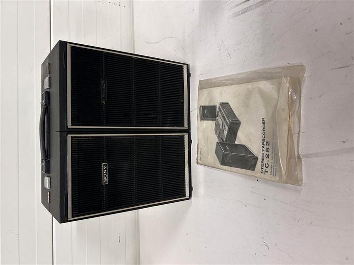 A7148. Sony TC-252 bandrecorder, koffermodel, Audio, Tv en Foto, Bandrecorder, Bandrecorder, Ophalen of Verzenden