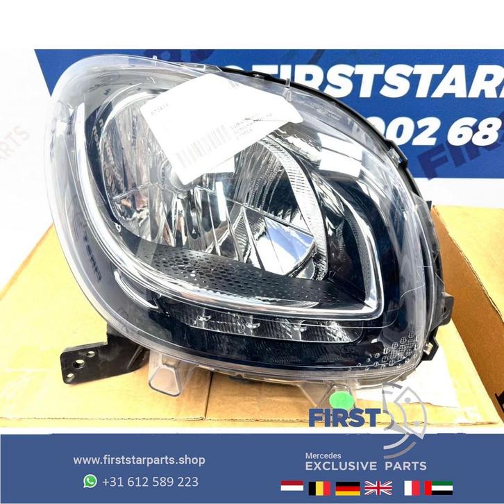 SMART KOPLAMP RECHTS A4538200839 Smart ForTwo 2014-  HEADLIG, Auto-onderdelen, Verlichting, Smart, Gebruikt, Ophalen of Verzenden