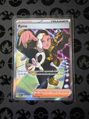 Pokemon Ryme OBF 221 beschikbaar voor biedingen