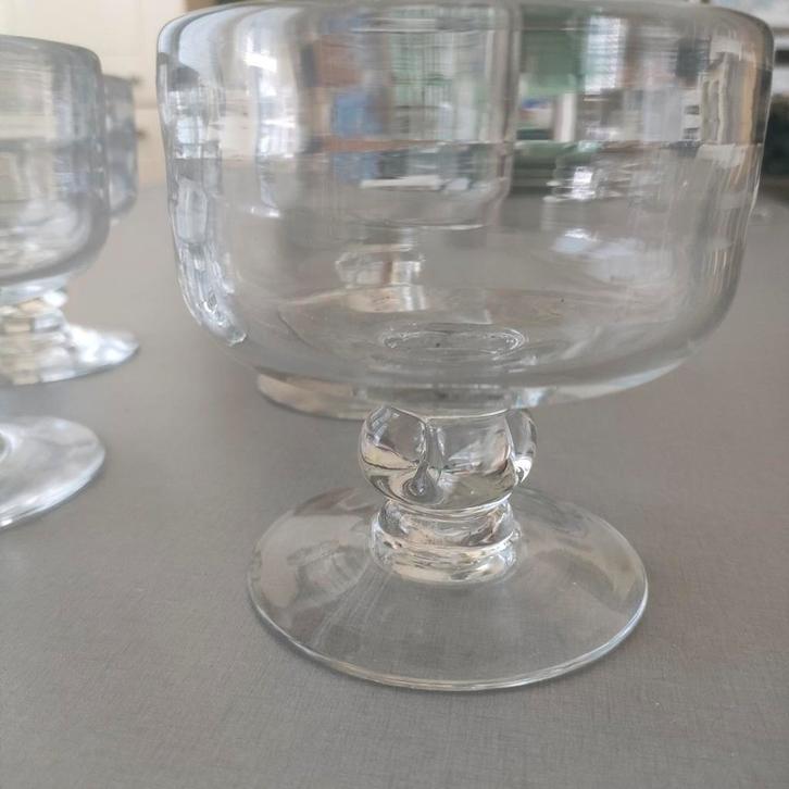 set van 4 vintage fruit-/ijsbekers, Huis en Inrichting, Keuken | Servies, Ophalen