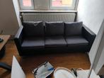 3 zit en 2 zit zwart leer, Huis en Inrichting, Slaapkamer | Slaapbanken, Ophalen, Zwart