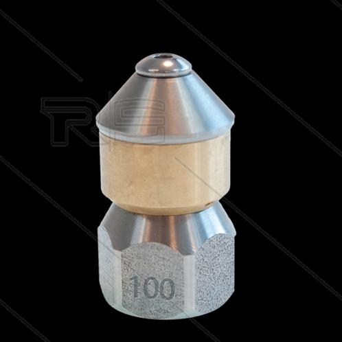 Roterende RVS Nozzle 25mm 4-Jets 0.100, Auto diversen, Overige Auto diversen, Verzenden