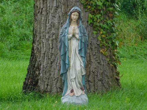 Statue Mary XL avec chapelet - Polystone - En couleur, Jardin & Terrasse, Statues de jardin, Neuf, Enlèvement ou Envoi