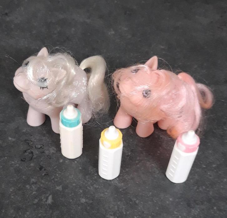 My little pony G1 Blossem en Cotton Candy - vintage, Collections, Jouets miniatures, Comme neuf, Enlèvement