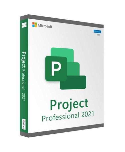 Microsoft Project Pro 2021-licentie voor 1 pc, Computers en Software, Office-software, Nieuw, Access, Excel, OneNote, Outlook