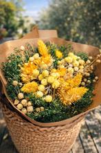 Droogbloemen boeket, Ophalen