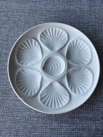 Te koop 4 oesterborden, Huis en Inrichting, Ophalen, Gebruikt, Porselein, Bord(en)