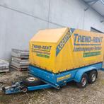 Aanhangwagen dubbel asser, Ophalen, Gebruikt
