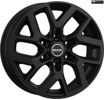 Nwe 18 inch Matzwarte MAK Gravel Ford Transit MY2025 velgen beschikbaar voor biedingen