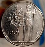 100 Lire 1987 grote module/ Italië, Ophalen of Verzenden, Italië
