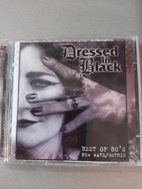 2cd. Dressed in Black.. Best of 80's New Wave/Gothic., Cd's en Dvd's, Cd's | Verzamelalbums, Gebruikt, Ophalen of Verzenden