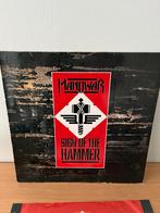 Lp - Manowar - sign of the Hammer, Ophalen of Verzenden