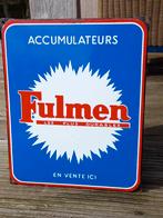 plaque émaillée batteries de voiture, Fulmen, très bon état, Enlèvement ou Envoi, Comme neuf, Panneau publicitaire