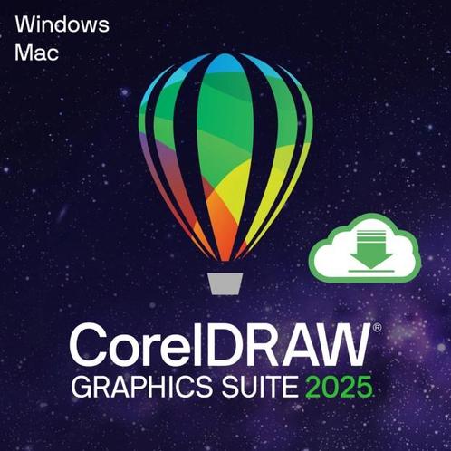 Coreldraw 2025 officiële pakket met licentiecode, Computers en Software, Ontwerp- en Bewerkingssoftware, Ophalen