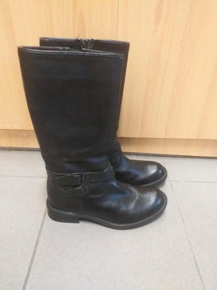 Lederen laarzen maat 37, incl doos, zeer goede staat, Kinderen en Baby's, Kinderkleding | Schoenen en Sokken, Zo goed als nieuw