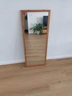 Rechthoekige spiegel - massief houten frame, Ophalen, Minder dan 50 cm, Gebruikt, Minder dan 100 cm