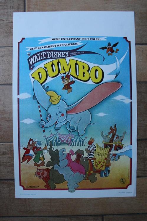 filmaffiche Walt Disney Dumbo filmposter, Verzamelen, Posters, Zo goed als nieuw, Film en Tv, A1 t/m A3, Rechthoekig Staand, Ophalen of Verzenden