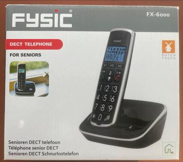 Fysic FX-6000 – Draadloze telefoon met grote toetsen, Telecommunicatie, Ophalen, Zo goed als nieuw