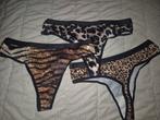 Mooie sexy tijger slips. Maat M, Kleding | Dames, Verzenden, Zwart, Slip