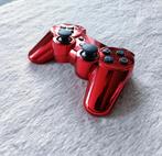 PS3 Dualshock 3 Sixaxis schitterende rode controller, Controller, PlayStation 3, Ophalen of Verzenden, Zo goed als nieuw