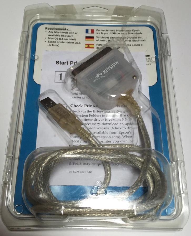 PRINTER Converter KEYSPAN:  USB naar Parallel adapter, Computers en Software, Vintage Computers, Ophalen of Verzenden
