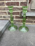 Koppel uranium kandelaars, Antiek en Kunst, Ophalen