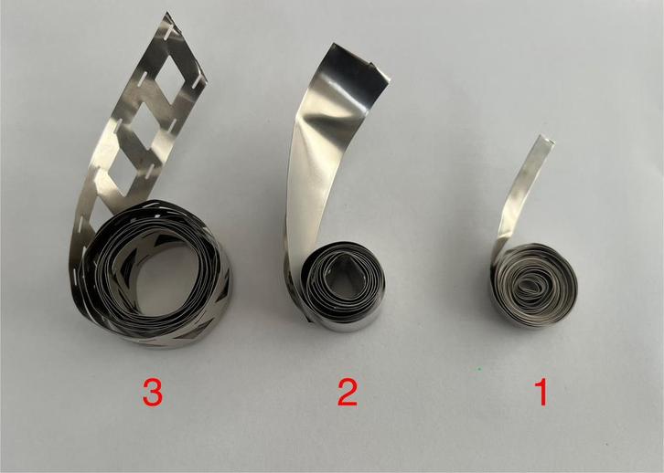 Nikkelstrips voor batterijbouw battery pack, Fietsen en Brommers, Fietsaccessoires | Fietsaccu's, Zo goed als nieuw, Ophalen