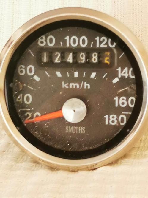 Smiths snelheidsmeter 180 km/h, Auto-onderdelen, Dashboard en Schakelaars, Gebruikt, Ophalen of Verzenden