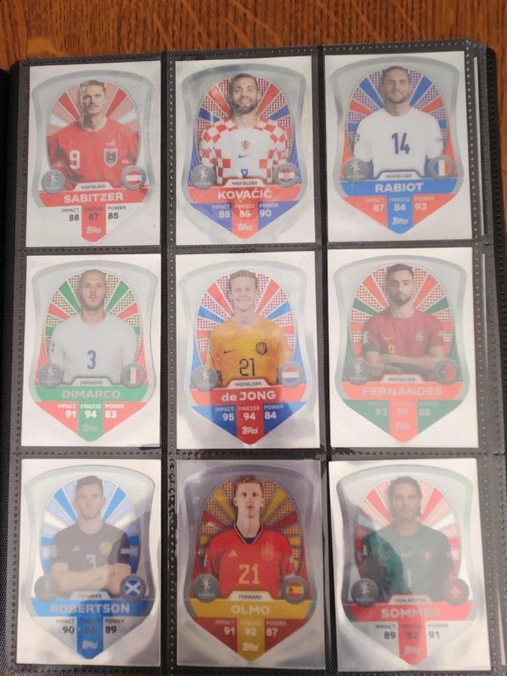 Topps Match Attax EK 2024 full set 100%, Hobby en Vrije tijd, Verzamelkaartspellen | Overige, Nieuw, Meerdere kaarten, Ophalen of Verzenden