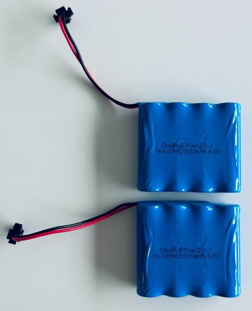 4.8V Batterij 2000Mah Ni-Cd - 2 stuks - NIEUW, Elektronische apparatuur, Onderdelen en Toebehoren, Nieuw, Ophalen of Verzenden
