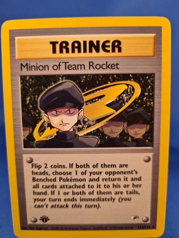 Minion of Team Rocket 113/132 - Gym Heroes (1st edition) beschikbaar voor biedingen
