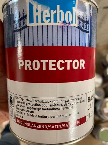 Herbol crèmewitte protector lak 1liter beschikbaar voor biedingen