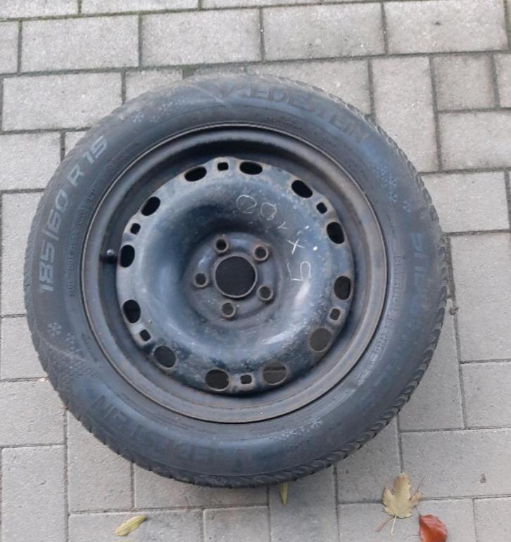 1 15-inch Audi A1 met stalen velg (5100), Auto-onderdelen, Overige Auto-onderdelen, Audi, Seat, Volkswagen, Skoda, Gebruikt, Ophalen