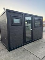 Tijdelijke woonruimte met sanitair, Tuin en Terras, Tuinhuizen, Ophalen, Overige materialen, 200 tot 400 cm, 3 ramen of meer