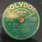 42 antieke 78-toeren platen (diverse genres), Ophalen, Voor 1960, Gebruikt, 10 inch