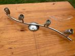 Lustre plafond 4 lampes, Huis en Inrichting, Ophalen, Gebruikt, Metaal